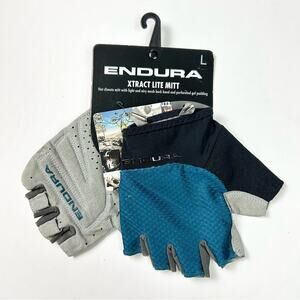 Endura Xtract Lite Mitt Cycling Fingerless Glove‎ Blue Black L